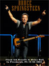 BRUCE SPRINGSTEEN Flood Aid Benefit At Heinz Hall, In Pittsburgh