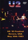 U2 US '83 FESTIVAL DEVORE,USA MAY 30th 1983